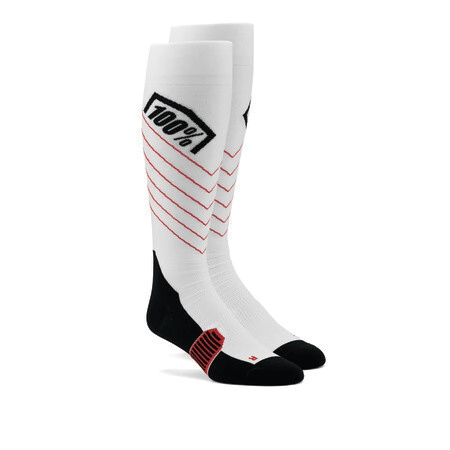MEDIA HI SIDE Thin MX Sock White - L/XL 100%