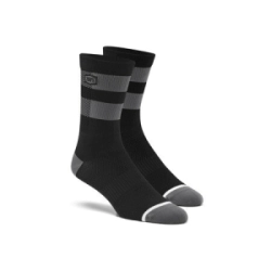 MEDIA FLOW Performance MTB Socks Black/Grey - 100%