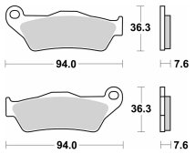 SBS 671 STREET SINTER D (FA181/245/643) MT/NK ROYAL 350-650 TRIUMPH TENERE