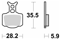 SBS 1006 OFF RACING SINT D - KTM HUSQ GAS 50