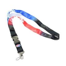 Cordon Lanyard Red/Blue 100%