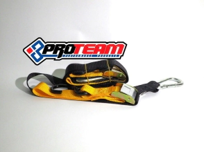 CINTOS ZUNCHOS PRO TEAM AMARILLO 2,5cm x 1,42M +1200KG (PAR)