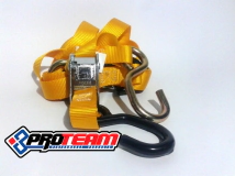 CINTOS ZUNCHOS PRO TEAM AMARILLO 2,5cm x 1,42M +1200KG (PAR)