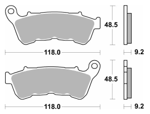 SBS 934 HARLEY SINTER D - XL IRON SPORTSTER 883-1200