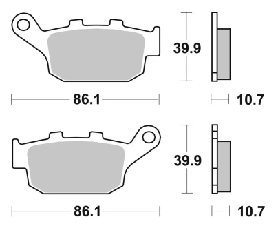 SBS 614 STREET SINTER T (FA140) TRIUMPH