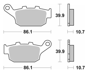 SBS 614 STREET SINTER T (FA140) TRIUMPH