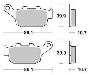 SBS 614 STREET SINTER T (FA140) TRIUMPH