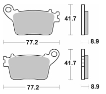 SBS 834 STREET SINTER T (FA436) ZX-10 CBR RR YZF R1/R6