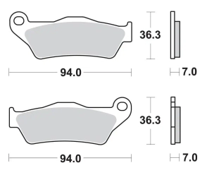 SBS 1003 STREET SINTER T - DUCATI MULTISTRADA 17-25