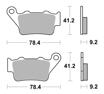 SBS 675 STD D/T (FA208/213) MT/NK GS ROYAL TRIUMPH DUKE DUCATI