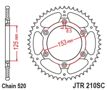 CORONA JT CR125 00/07 52D AUTOLIOMPIANTE
