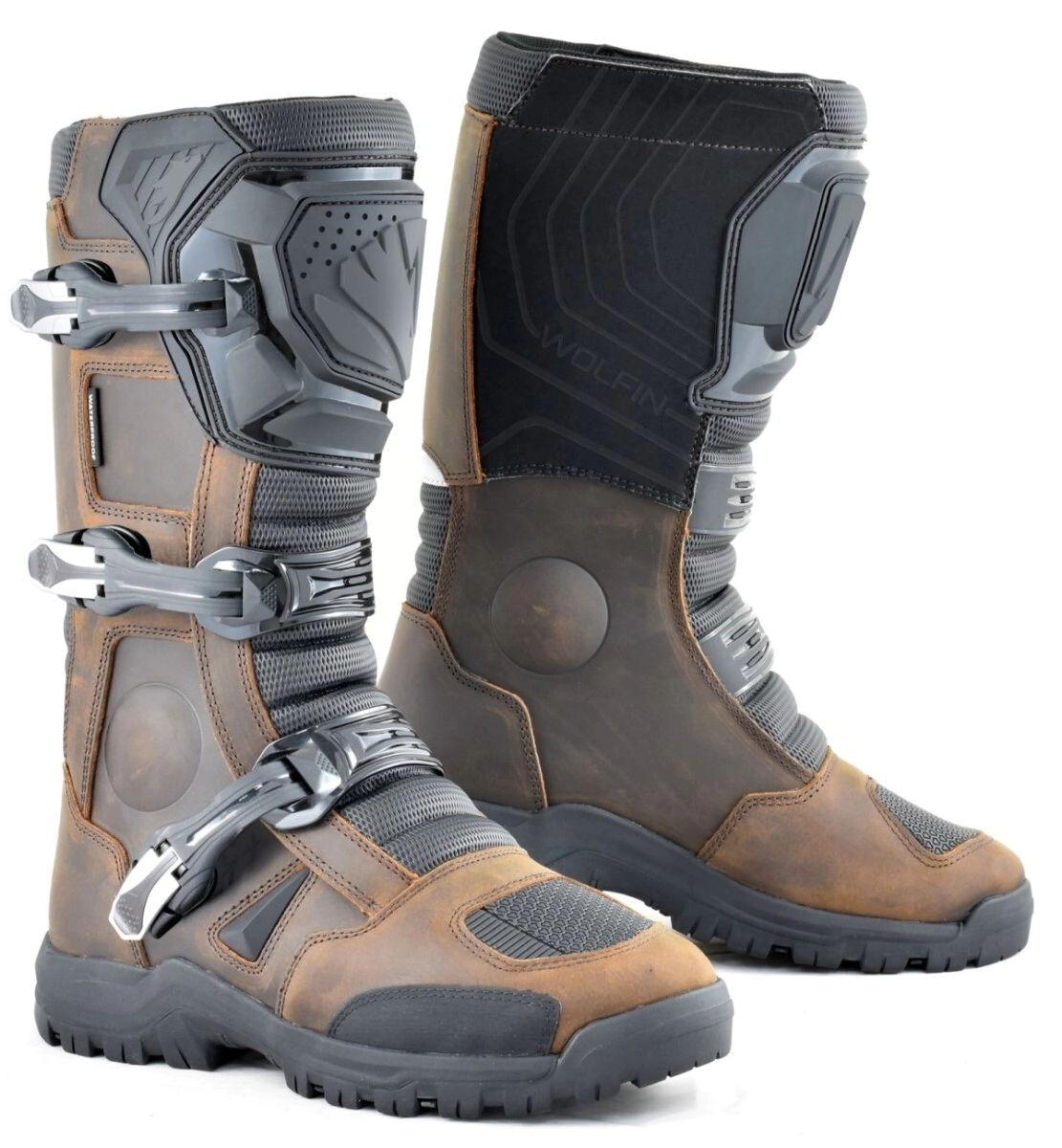 BOTAS WOLFIN CA�A ALTA ADVENTURE WATERPROOF 40EU (39AR) MARRON