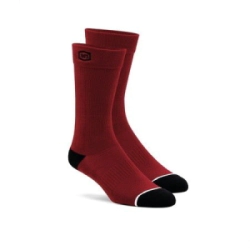 MEDIA SOLID Casual Socks Red- S/M 100%
