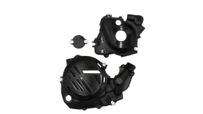 TAPA MOTOR EMBRAGUE KXF - X 250 (25-...) NEGRO AMX