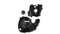 TAPA MOTOR EMBRAGUE KXF - X 250 (25-...) NEGRO AMX