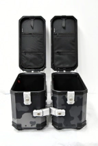 SIDE CASE 36L DARK CAMO COOCASE ALUMINIO 1,5mm + DIVISOR Y ELASTICOS