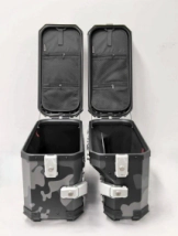 SIDE CASE 38L S-SHAPE DER DARK CAMO COOCASE ALUMINIO 1,5mm + DIVISOR Y ELASTICOS