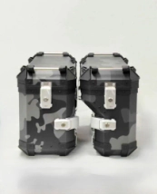 SIDE CASE 38L S-SHAPE DER DARK CAMO COOCASE ALUMINIO 1,5mm + DIVISOR Y ELASTICOS