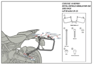 SOPORTE BAULERAS LATERALES ROYAL ENFIELD HYMALAYAN 450 24/25 COOCASE PORTA ALFORJAS