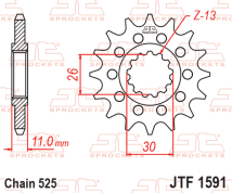 PI&Ntilde;ON JT TENERE 700 MT 07/09/10 R1 16D