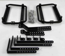 SOPORTE UNIVERSAL LATERAL TOP CASE PARA TODA MOTO ALUMINIO COOCASE