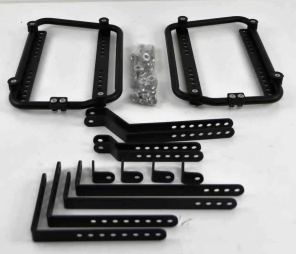 SOPORTE UNIVERSAL LATERAL TOP CASE PARA TODA MOTO ALUMINIO COOCASE