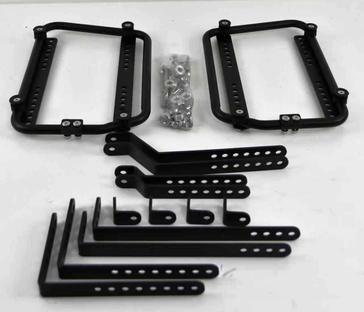 SOPORTE UNIVERSAL LATERAL TOP CASE PARA TODA MOTO ALUMINIO COOCASE