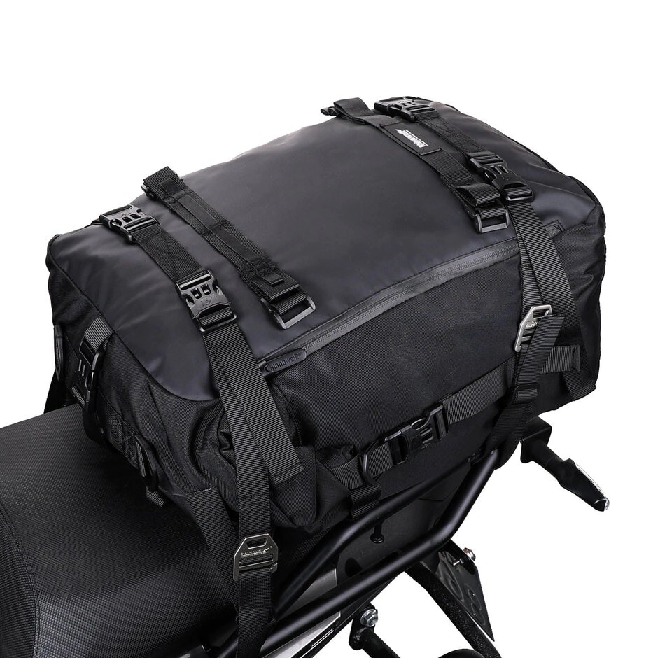 MOCHILA & BOLSO TRASERO IMPERMEABLE 30L BLACK RHINOWALK