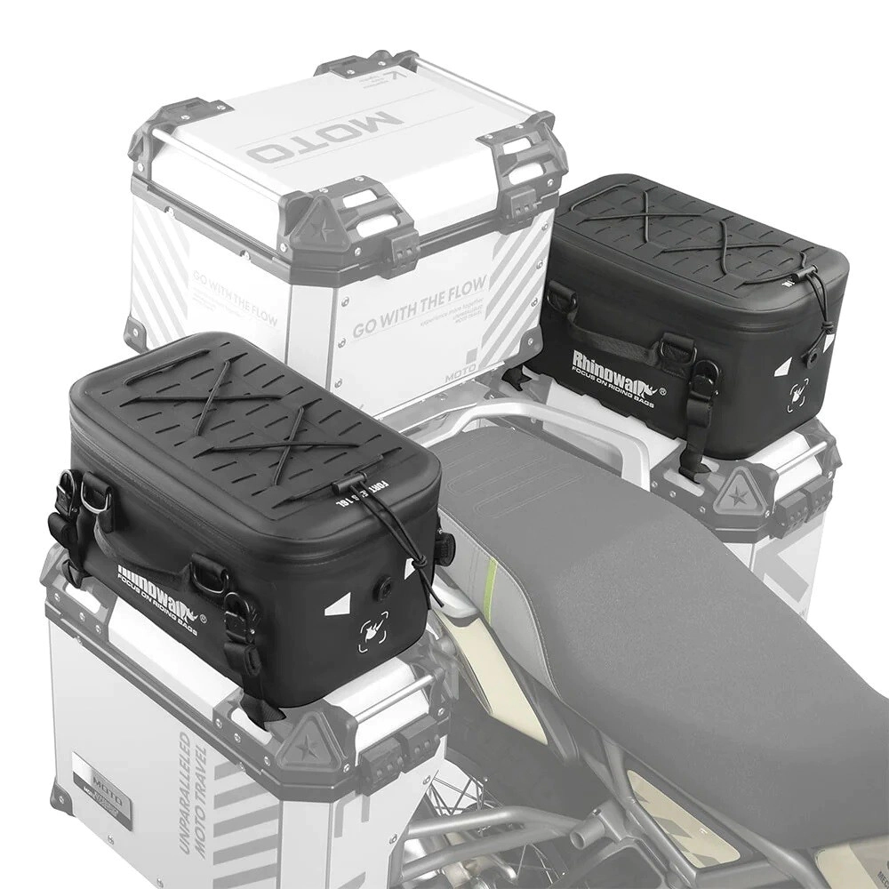 BOLSO EXTENCION DE BAULERA LATERAL IMPERMEABLE 16L BLACK RHINOWALK