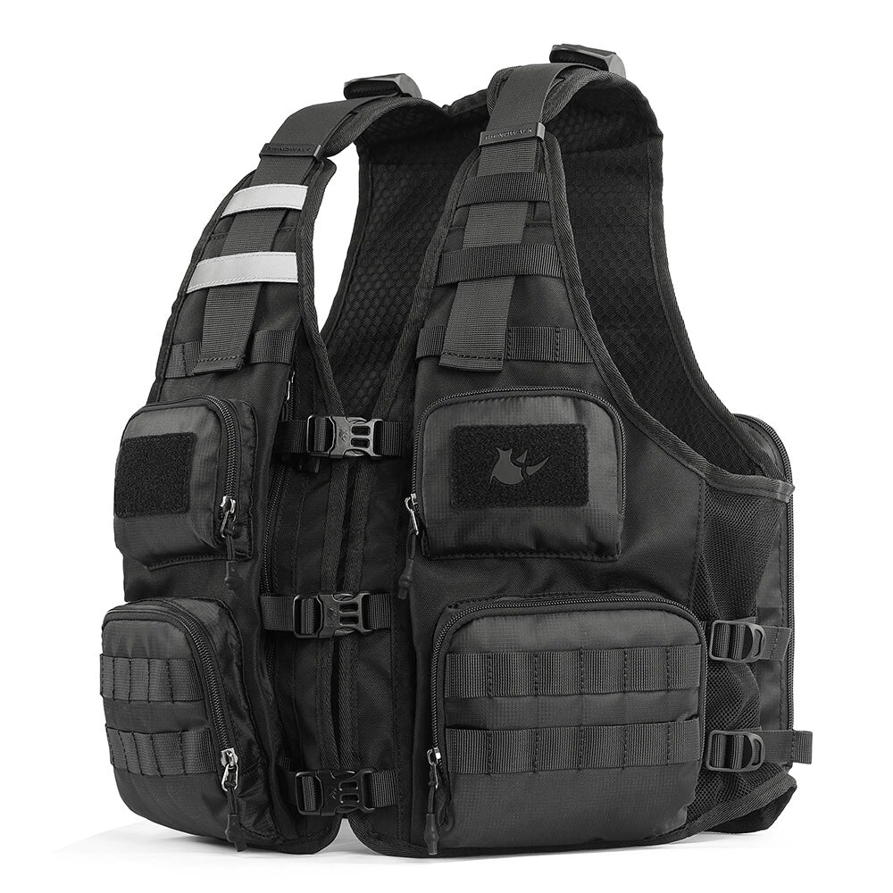 CHALECO PROTECTOR MULTIFUNCIONAL 3L BLACK RHINOWALK