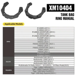 ANCLAJE BMW DUCATI TRIUMPH MAGNETICO PARA MJX2011 BOLSO MECHANIC EXPANSIBLE 5L-6,5L RHINOWALK
