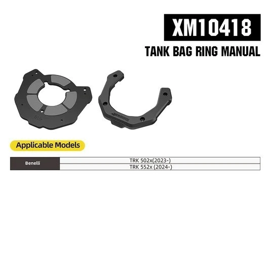 ANCLAJE MAGNETICO PARA BOLSO MECHANIC EXPANSIBLE 5L-6,5L BENELLI RHINOWALK