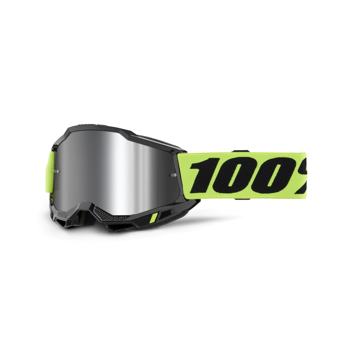 ACCURI 2 Goggle Neon Yellow - Silver Mirror Lens