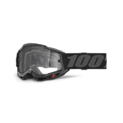 ACCURI 2 ENDURO MOTO Goggle Black - Clear DUAL Lens DVH-DUAL PANEL