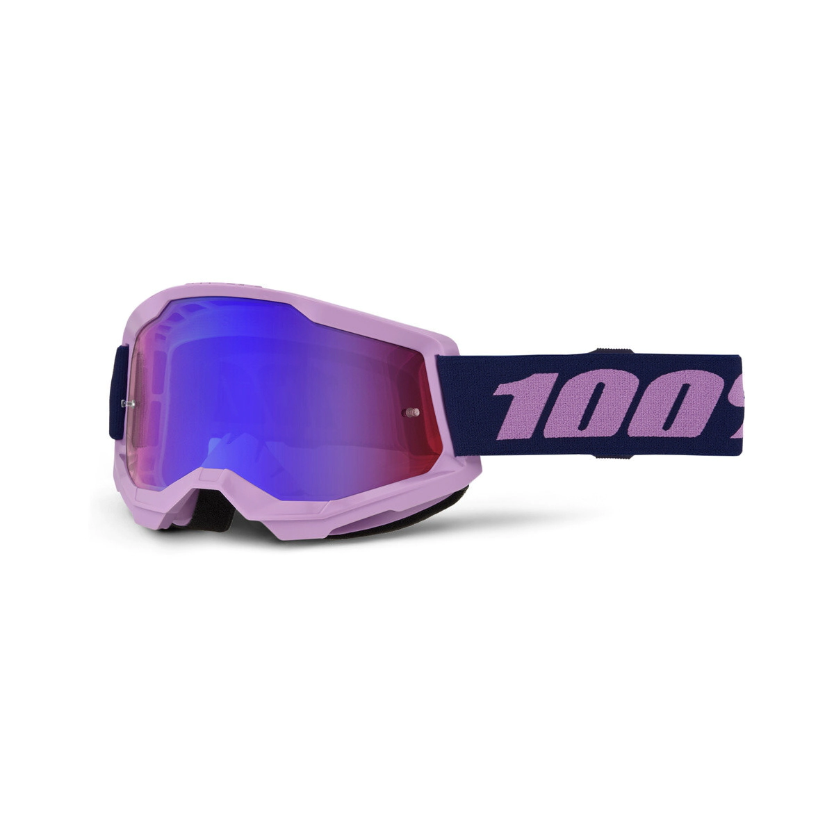 STRATA 2 Goggle Purple - Red/Blue Mirror Lens