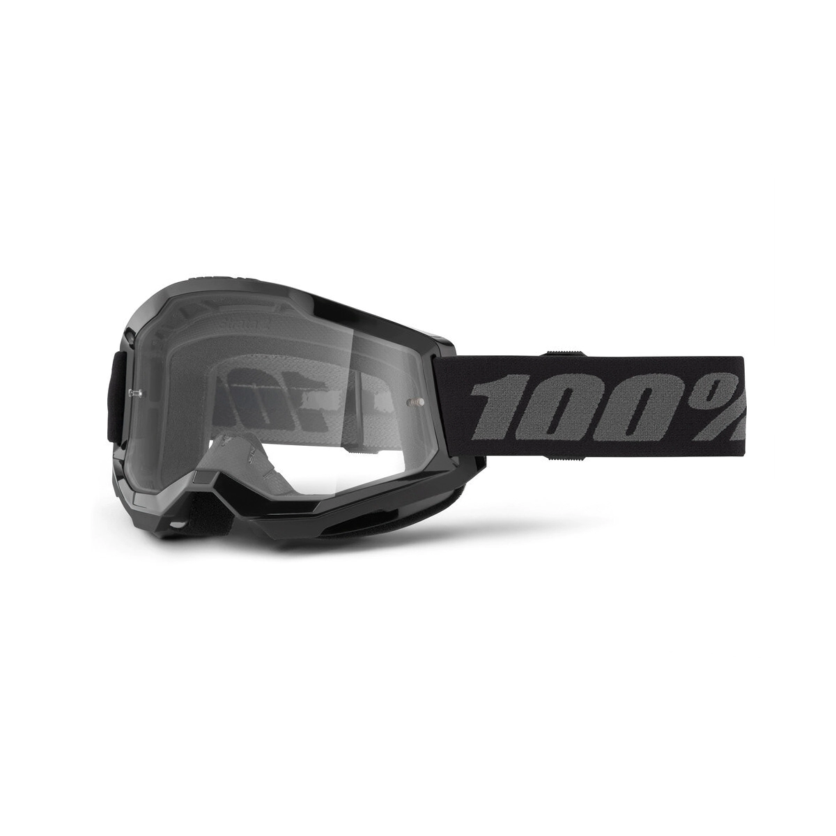 STRATA 2 JUNIOR Youth-Ni�o Goggle Black - Clear Lens