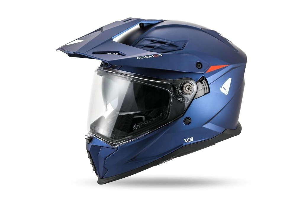 COSMOS TOURER CROSSOVER HELMET AZUL Y ROJO S
