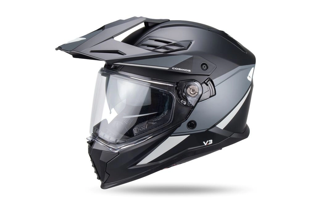 COSMOS TOURER CROSSOVER HELMET NEGRO Y GRIS M