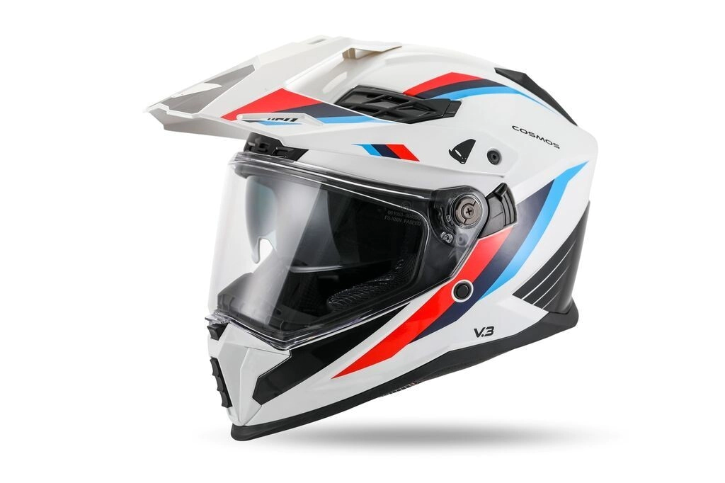 COSMOS TOURER CROSSOVER HELMET BLANCO, AZUL Y ROJO XL