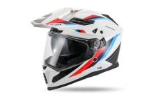 COSMOS TOURER CROSSOVER HELMET BLANCO, AZUL Y ROJO 