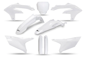 KIT PLASTICOS FULL YZF 250 24/26 450 23/25 FANTIC XXF 250/450 UFO OEM BLANCO