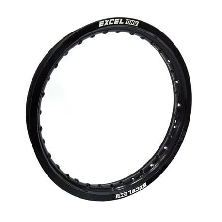 EXCEL ONE TRAS 18x2.15 36H KLX300 KAWA SUZ BLACK NEGRA TALON HUBS. LLANTA ARO RIM