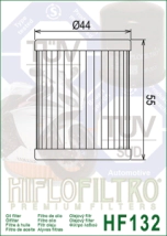 FILTRO ACEITE HIFLO DR125/200 LT 160-300 4WD BETA