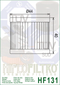 FILTRO ACEITE HIFLO BETA 200/ DR 100/125