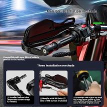 CUBRE PU&Ntilde;OS GEN 2 ADV UNIVERSAL ALU + PC NEGRO KEWIG