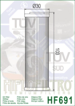 FILTRO ACEITE HIFLO FANTIC CABALLERO 250/500