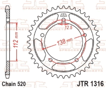 CORONA JT HONDA CB750 A-P/R/S HORNET R ABS 23/25 45D