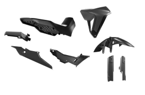KIT PLASTICOS HONDA TRANSALP REVOLUTION 750 23/25 RTECH NEGRO