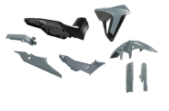 KIT PLASTICOS HONDA TRANSALP REVOLUTION 750 23/25 RTECH GRIS