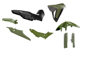 KIT PLASTICOS HONDA TRANSALP REVOLUTION 750 23/25 RTECH VERDE